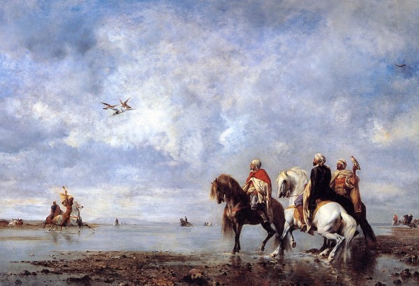 The Heron Hunt by Eugene Fromentin